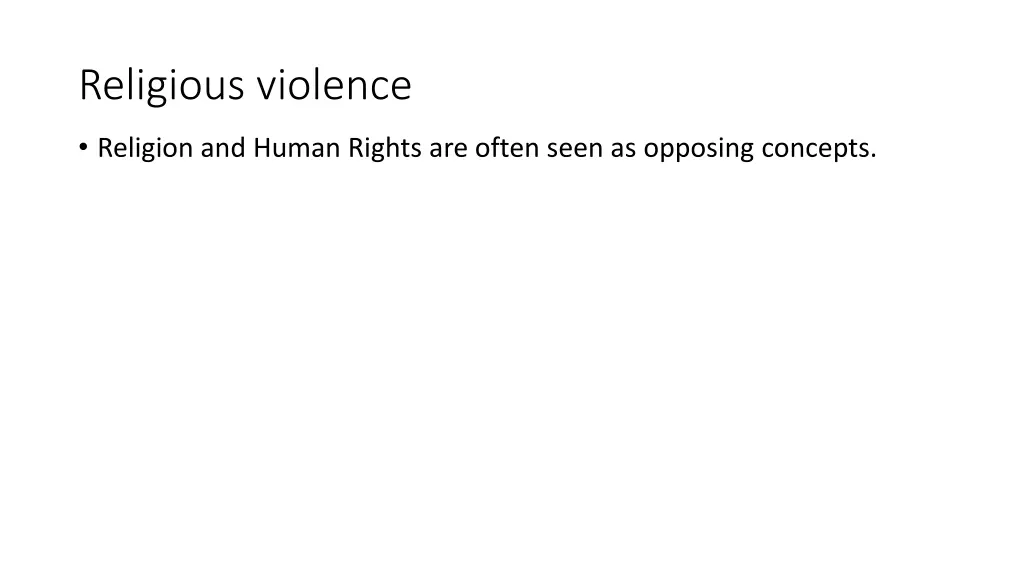 religious violence