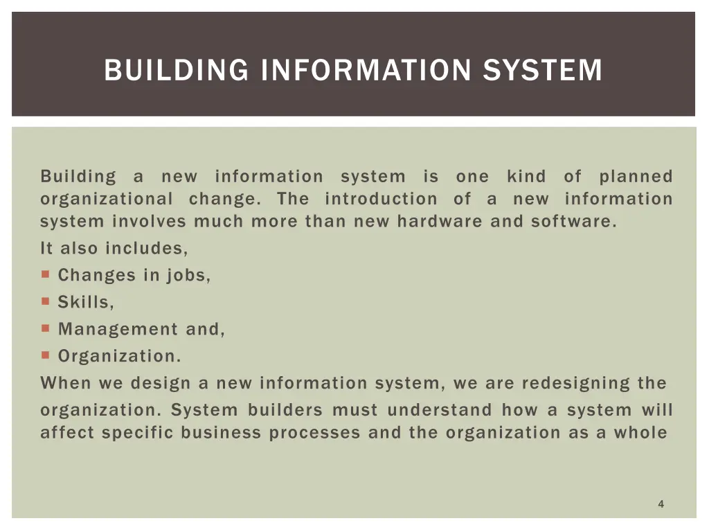building information system