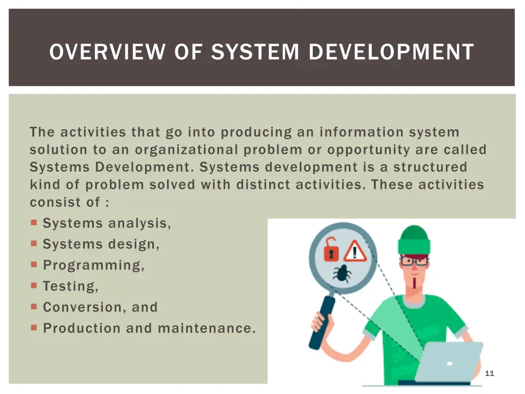 overview of system development 1