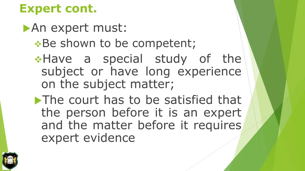 expert cont