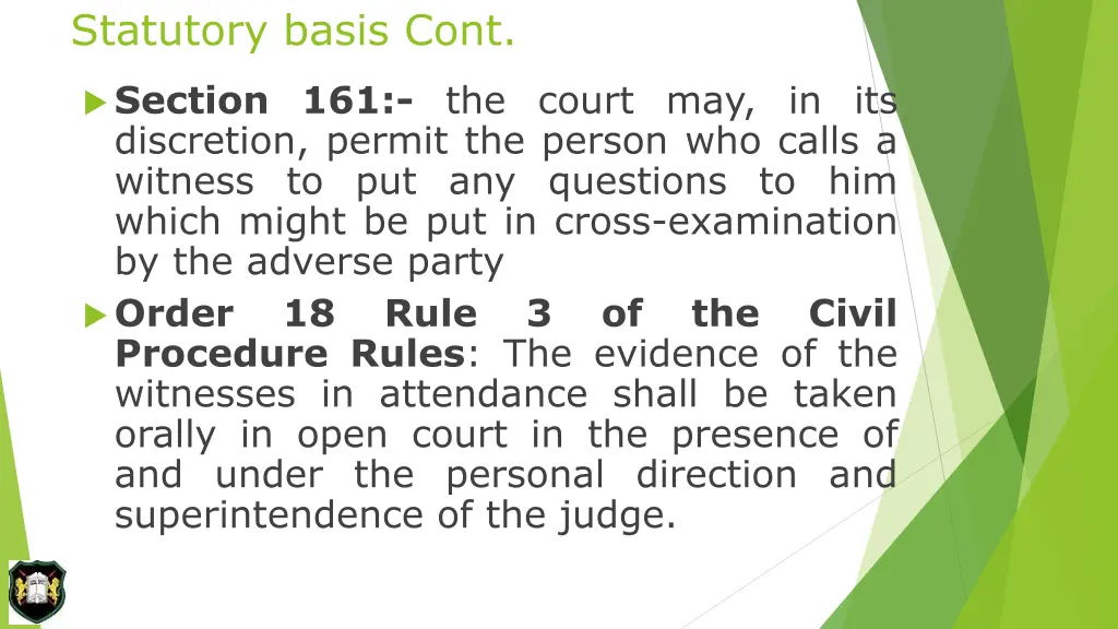 statutory basis cont 1