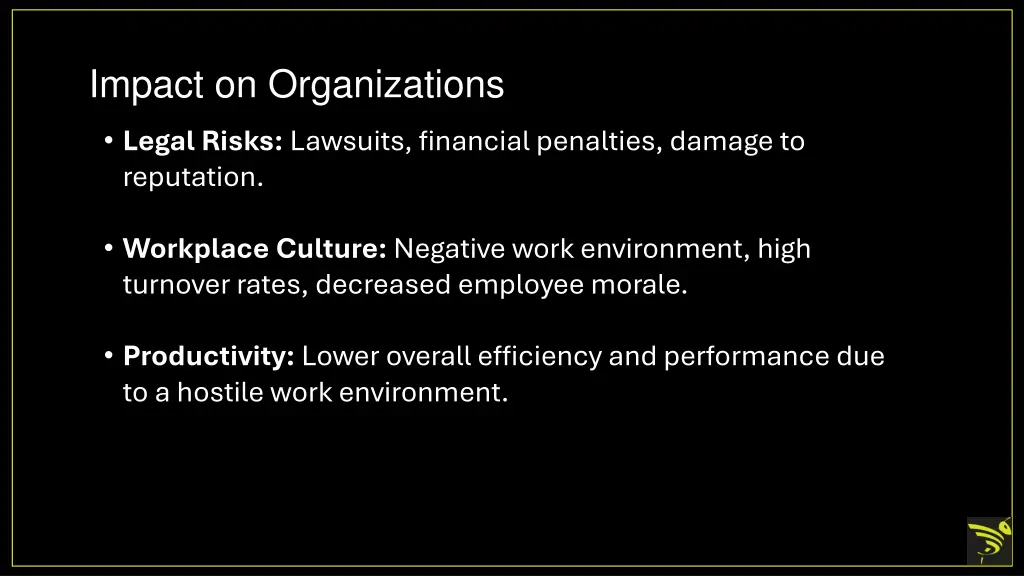 impact on organizations