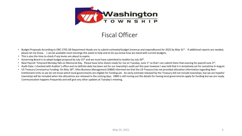 fiscal officer