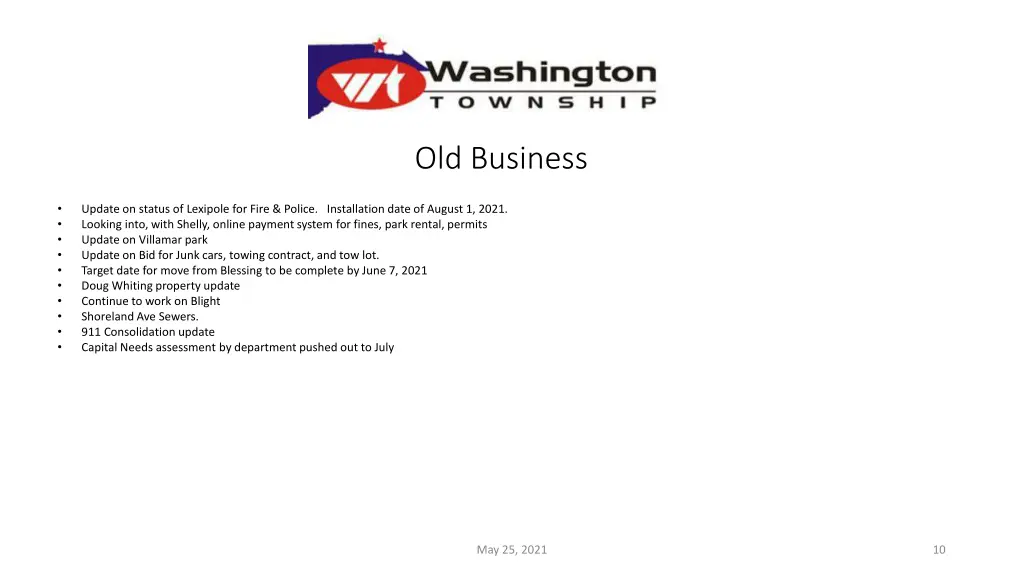 old business