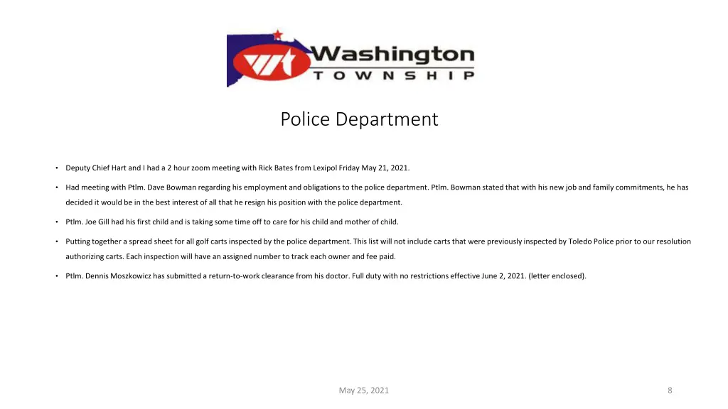 police department