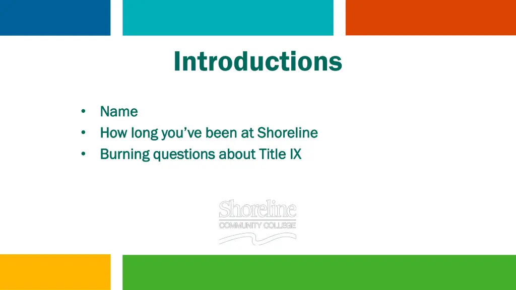 introductions