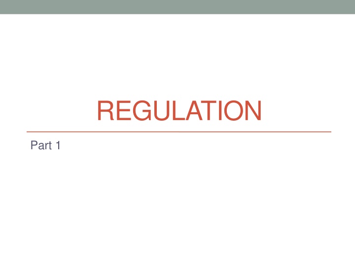 regulation