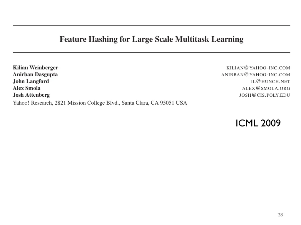 icml 2009