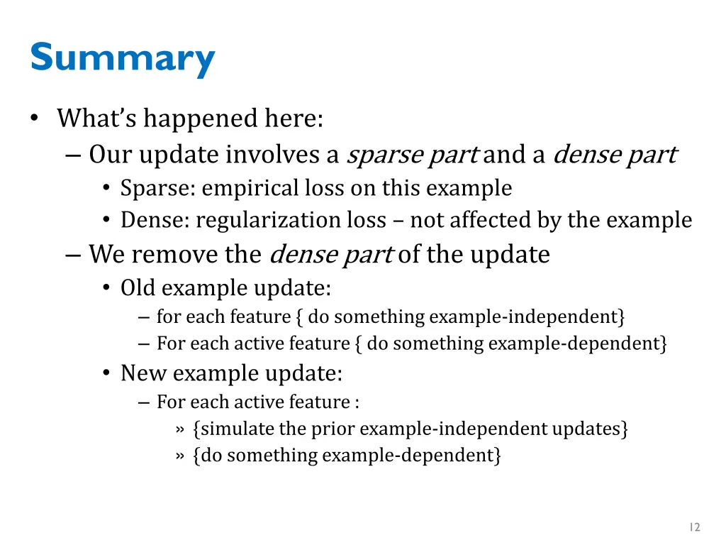 summary