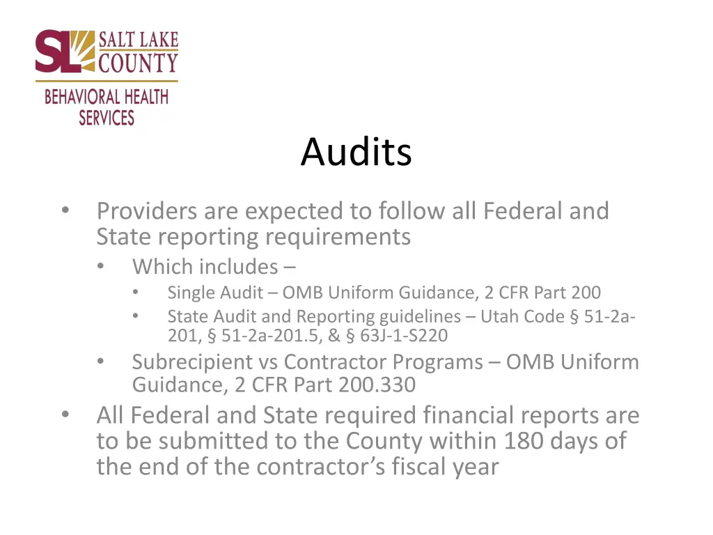 audits