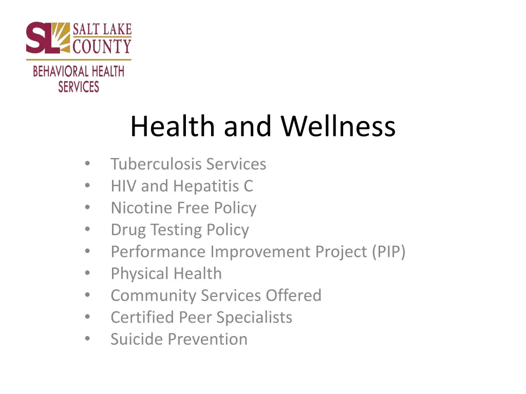 health and wellness