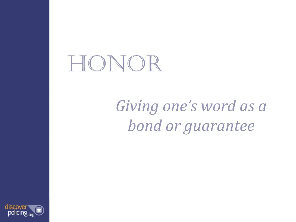 honor