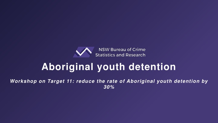 aboriginal youth detention