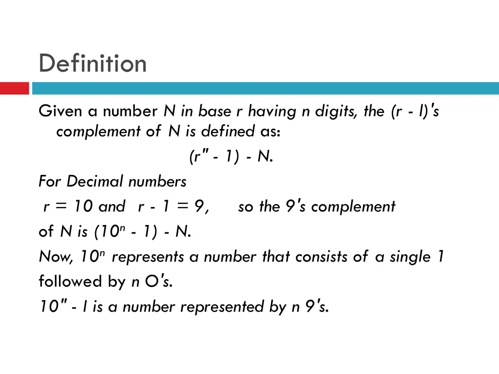 definition