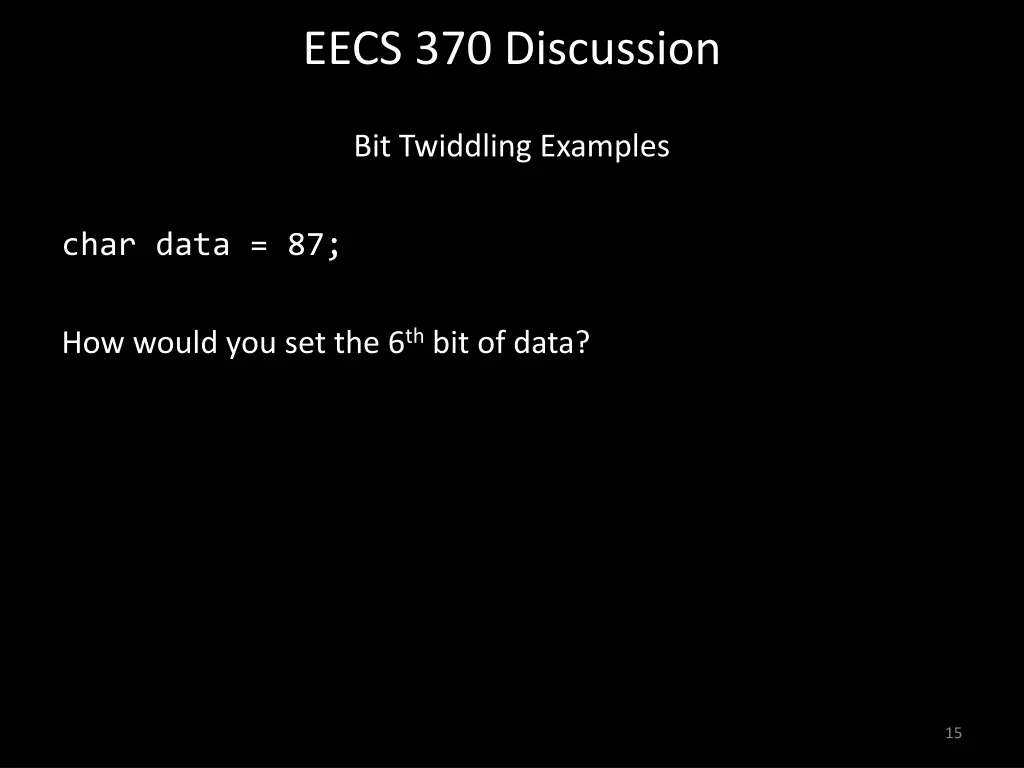 eecs 370 discussion 14