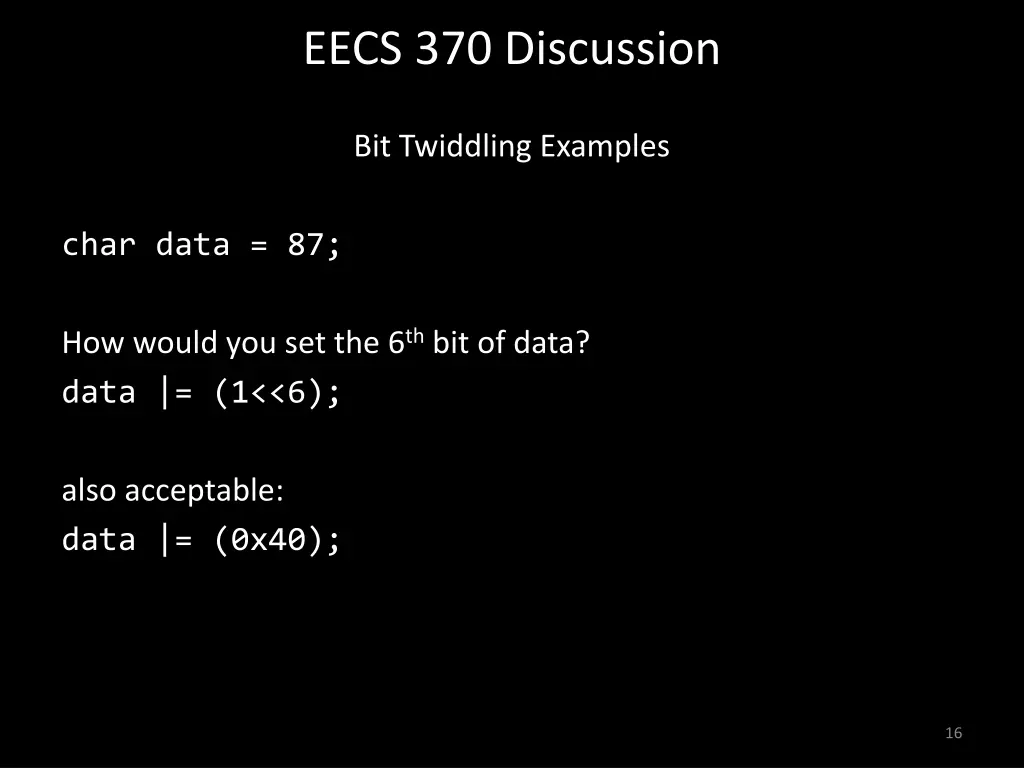 eecs 370 discussion 15