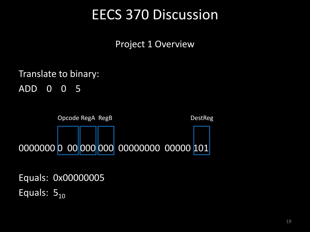 eecs 370 discussion 18