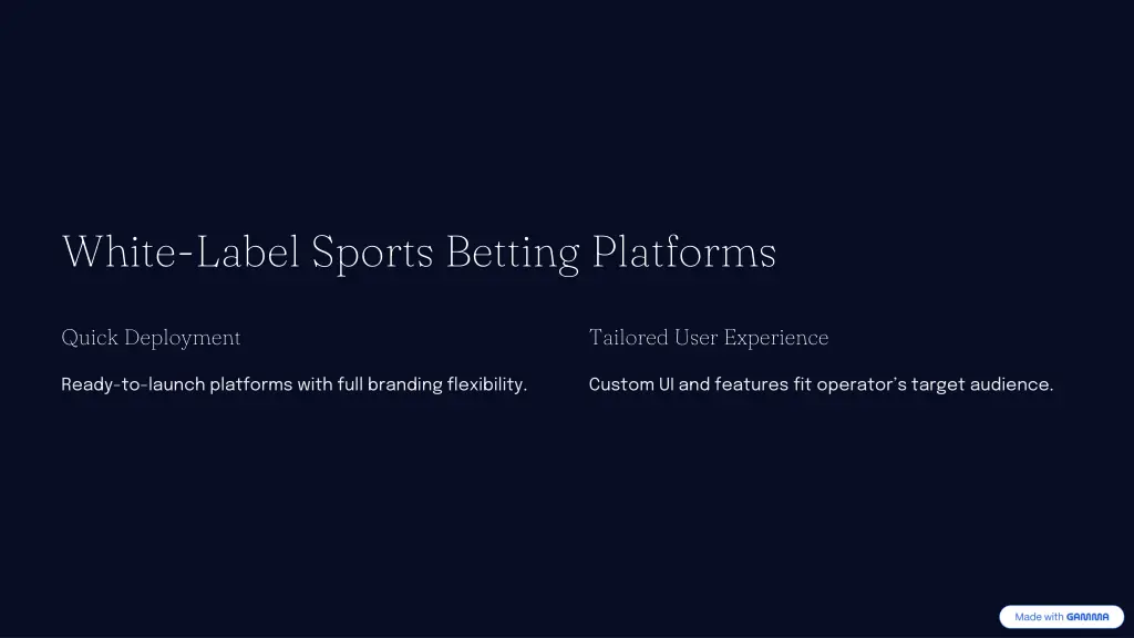 white label sports betting platforms