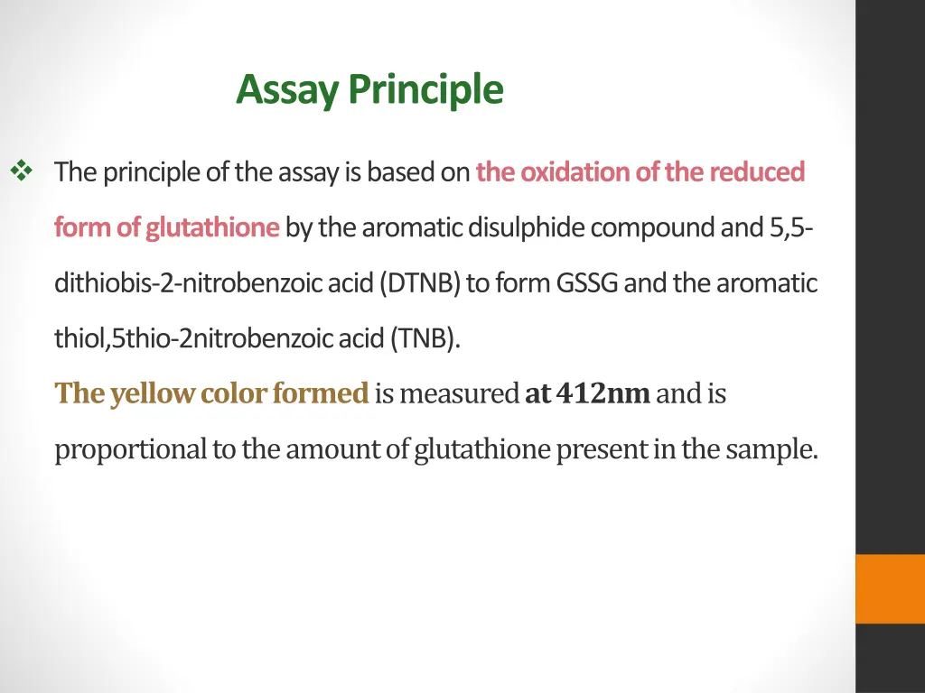 assay principle