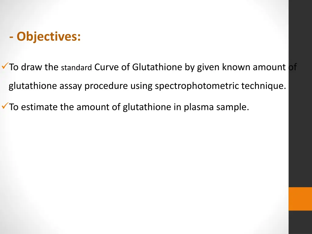 objectives