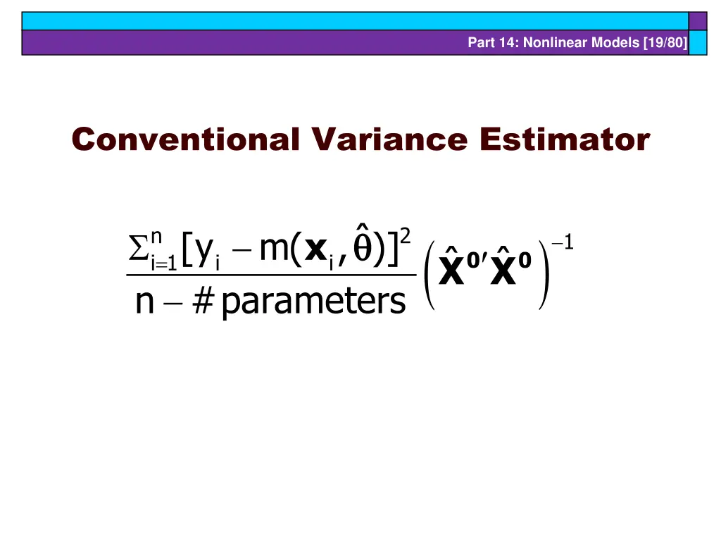 part 14 nonlinear models 19 80