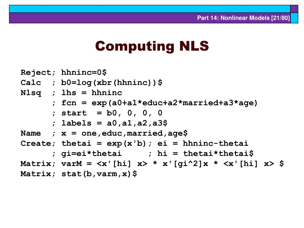 part 14 nonlinear models 21 80