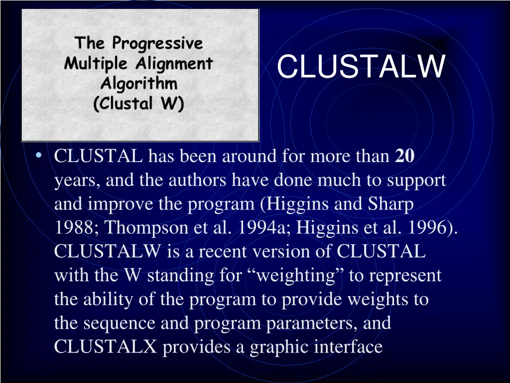 clustalw