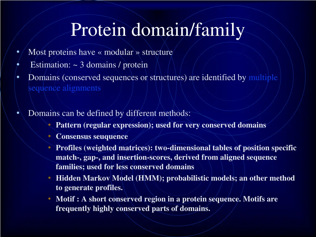 protein domain family