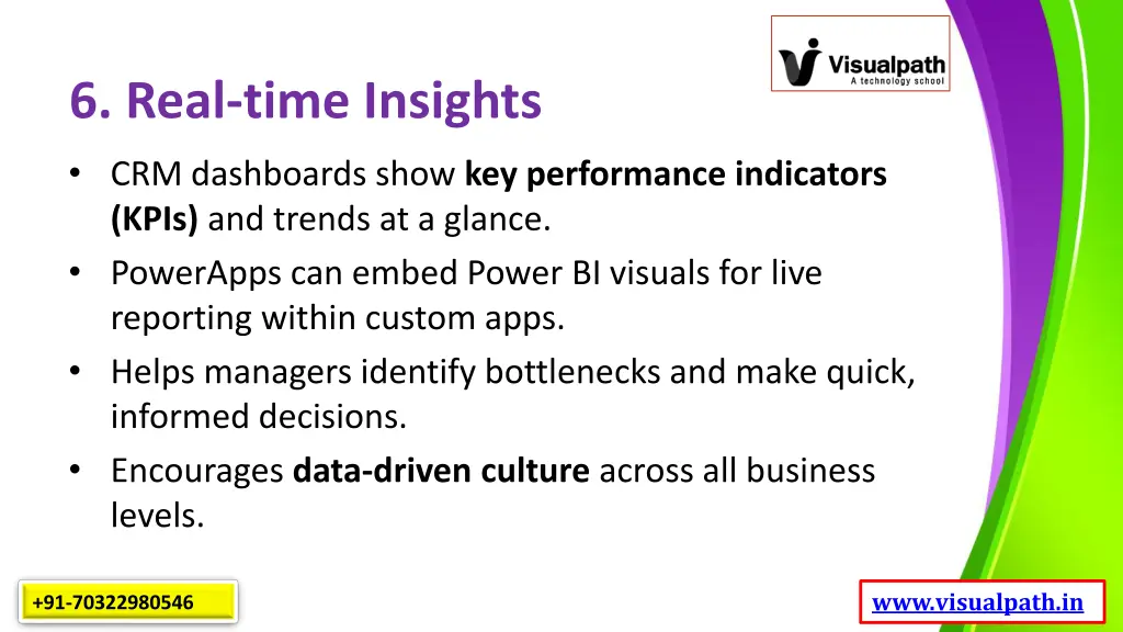 6 real time insights