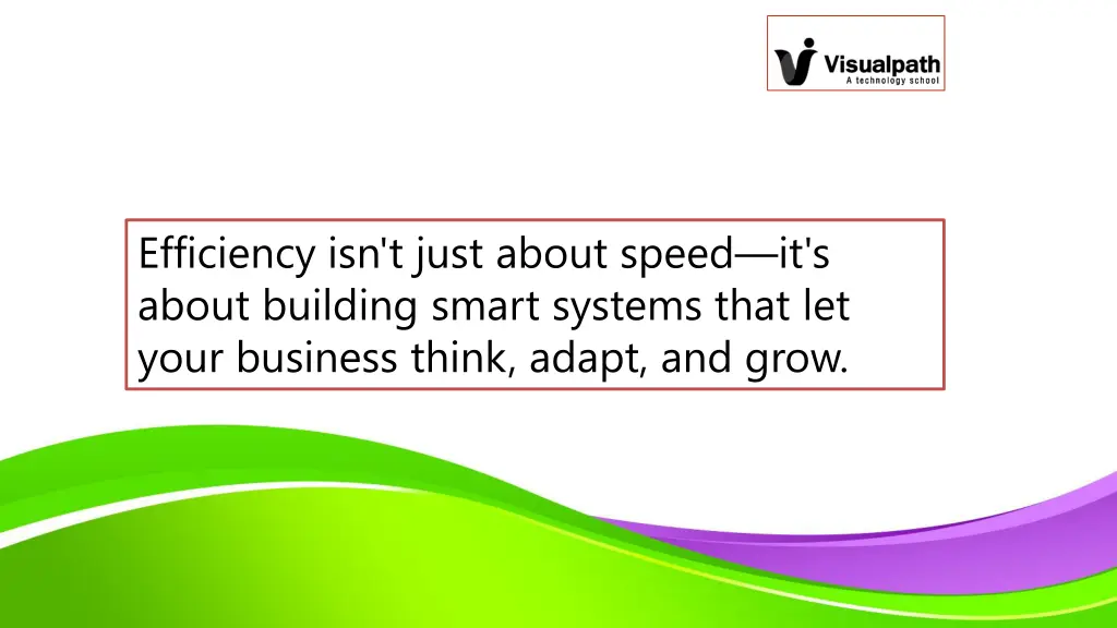 efficiency isn t just about speed it s about
