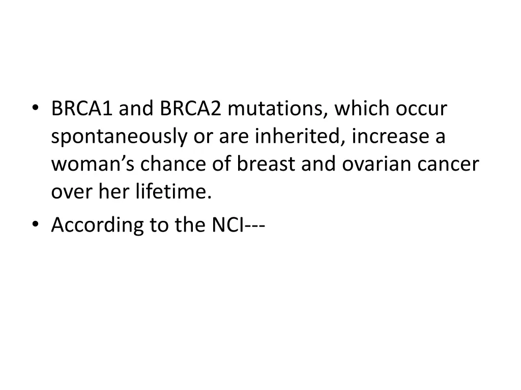 brca1 and brca2 mutations which occur