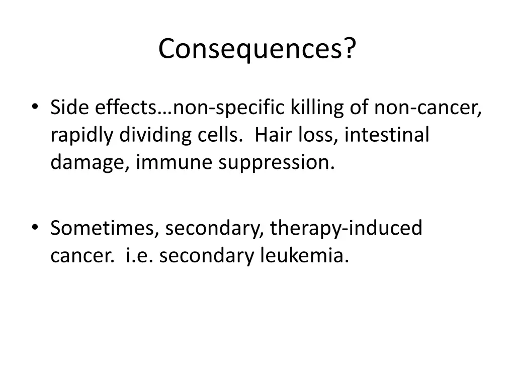 consequences
