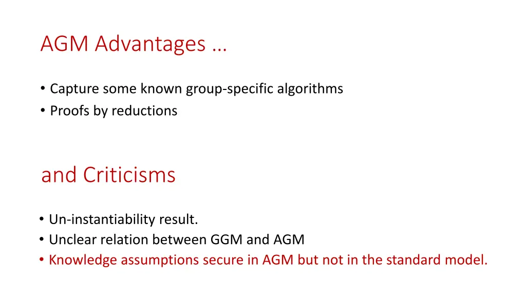 agm advantages