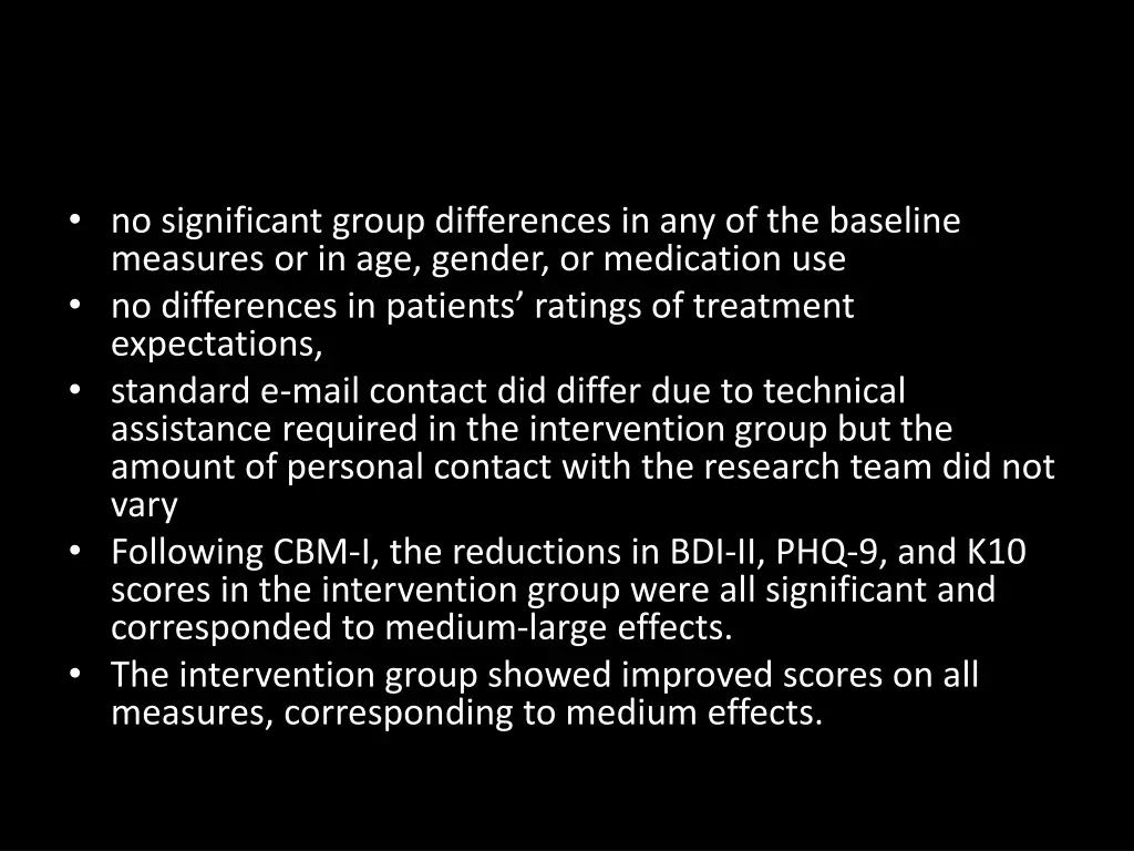 no significant group differences