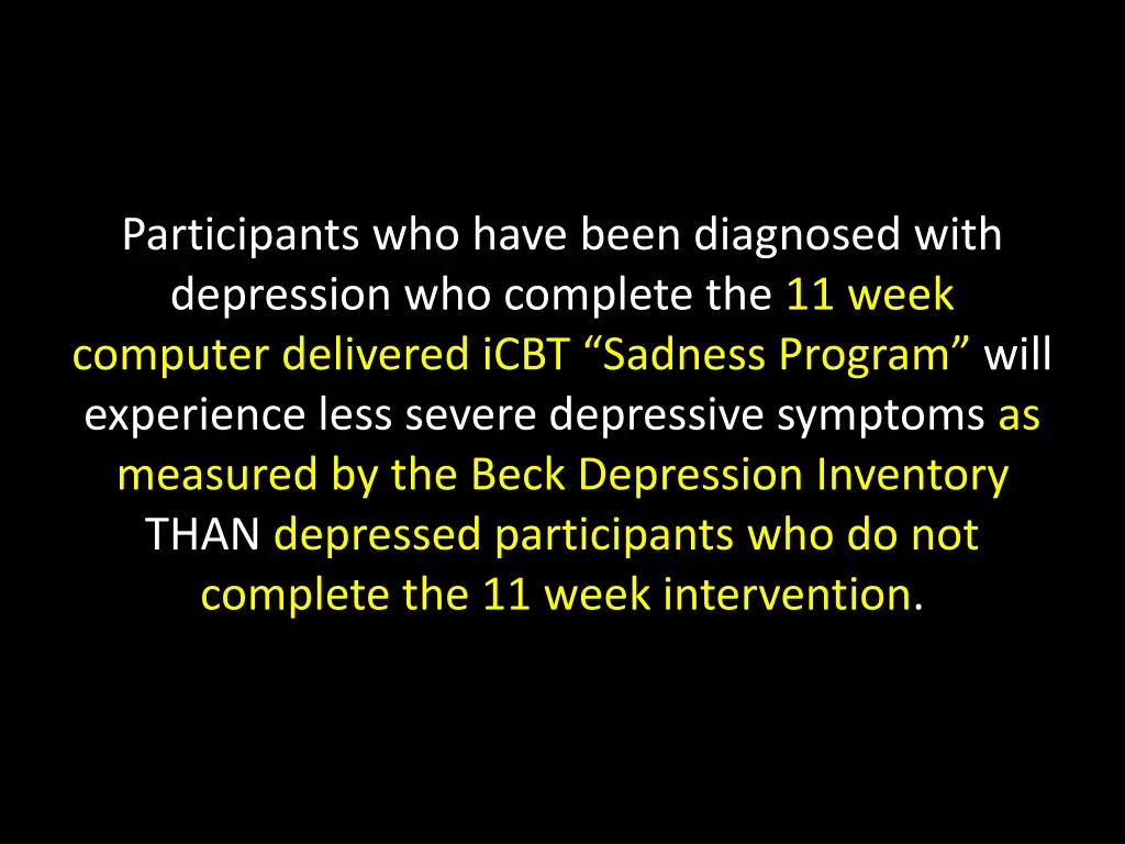 participants who have been diagnosed with