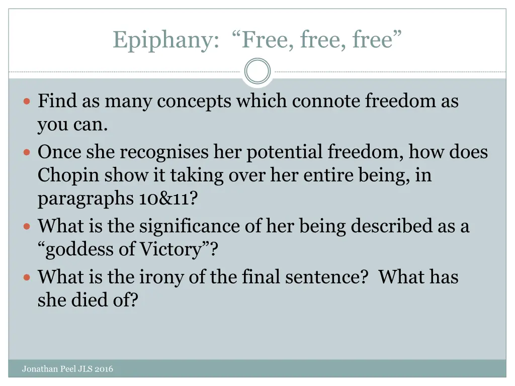 epiphany free free free