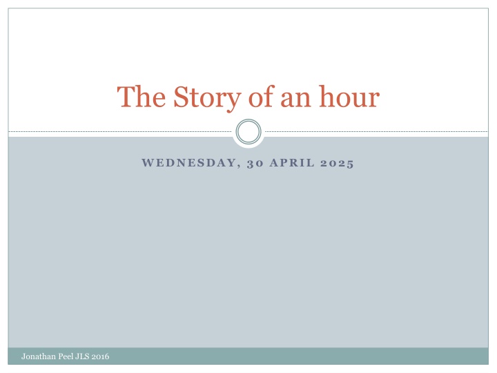 the story of an hour