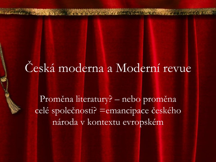 esk moderna a modern revue