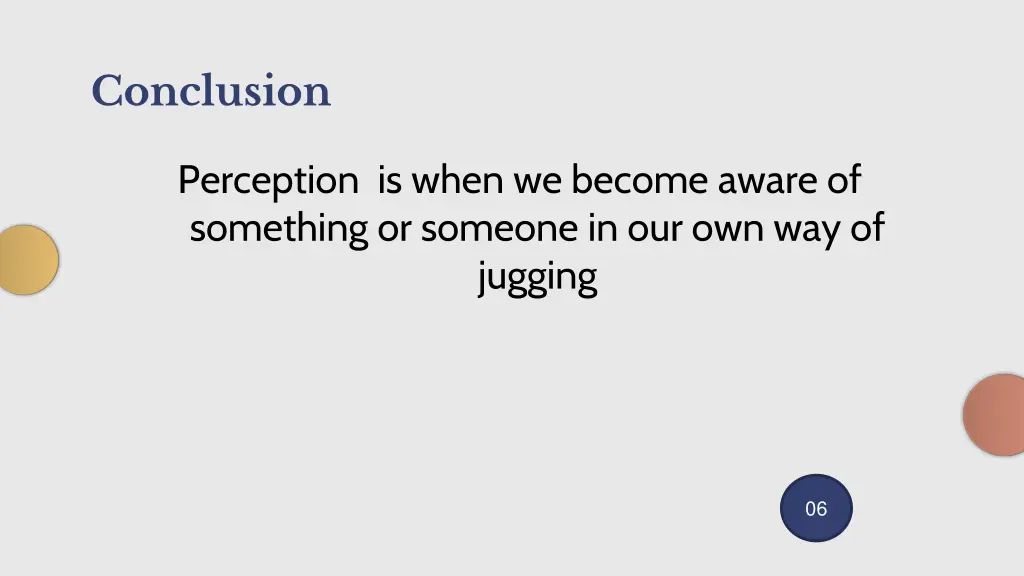 conclusion