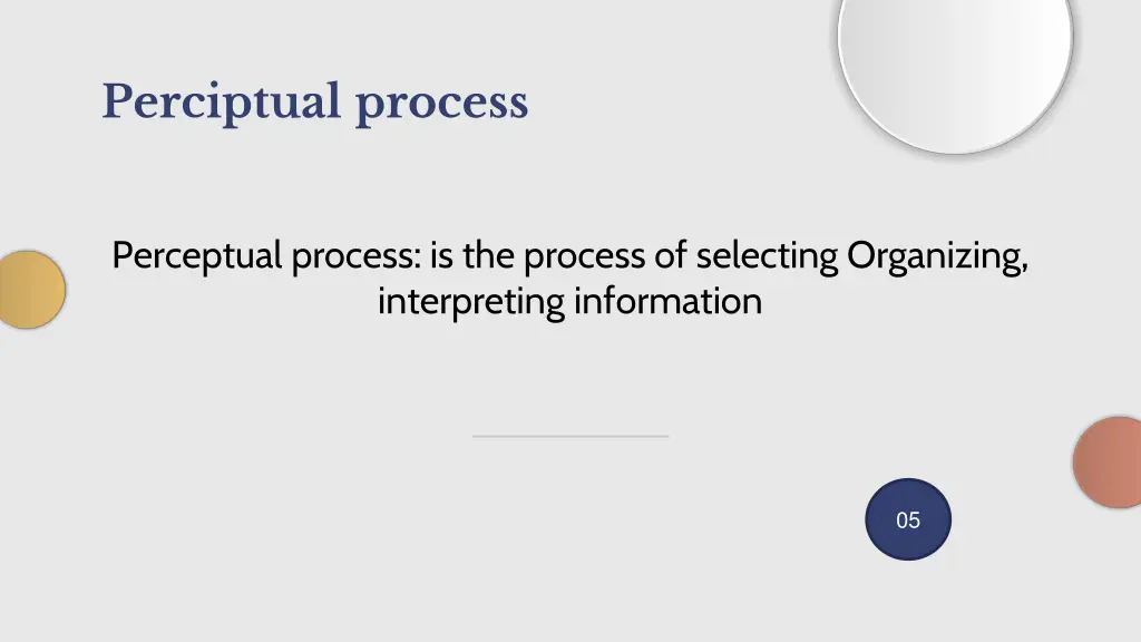 perciptual process