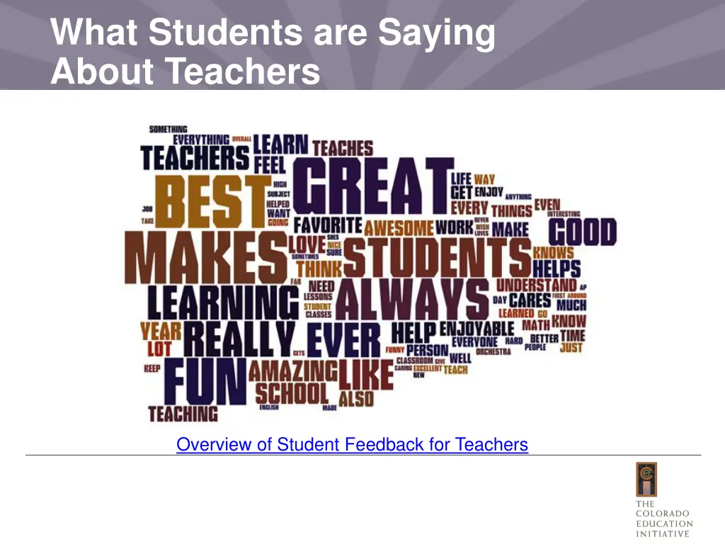 what students are saying about teachers