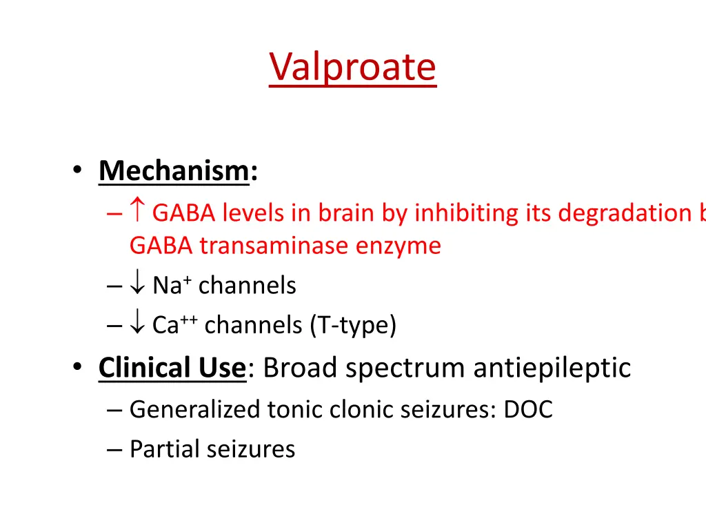 valproate