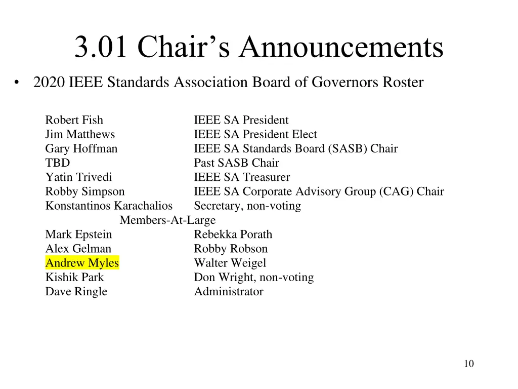 3 01 chair s announcements 1