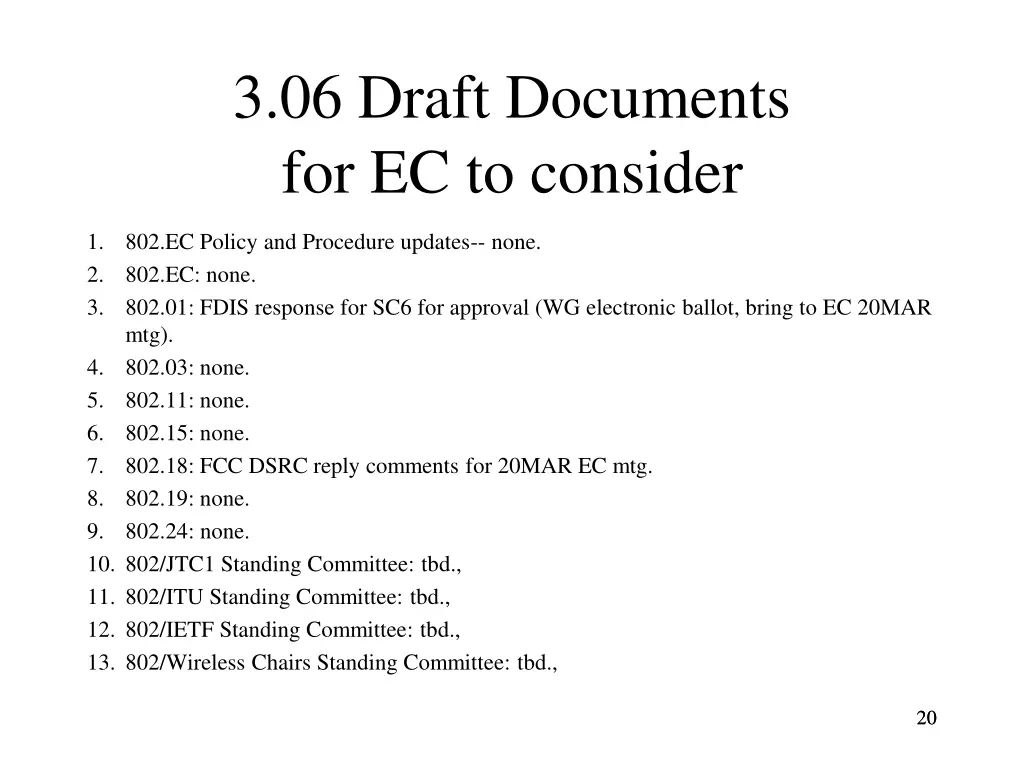 3 06 draft documents for ec to consider