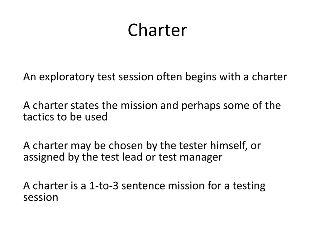 charter