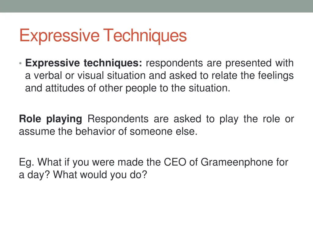 expressivetechniques