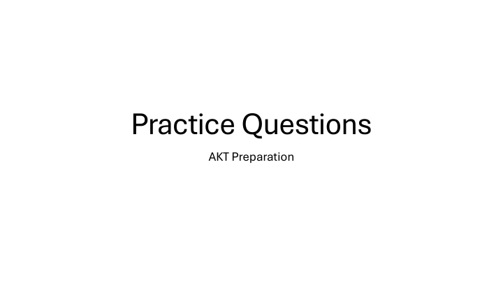 practice questions akt preparation