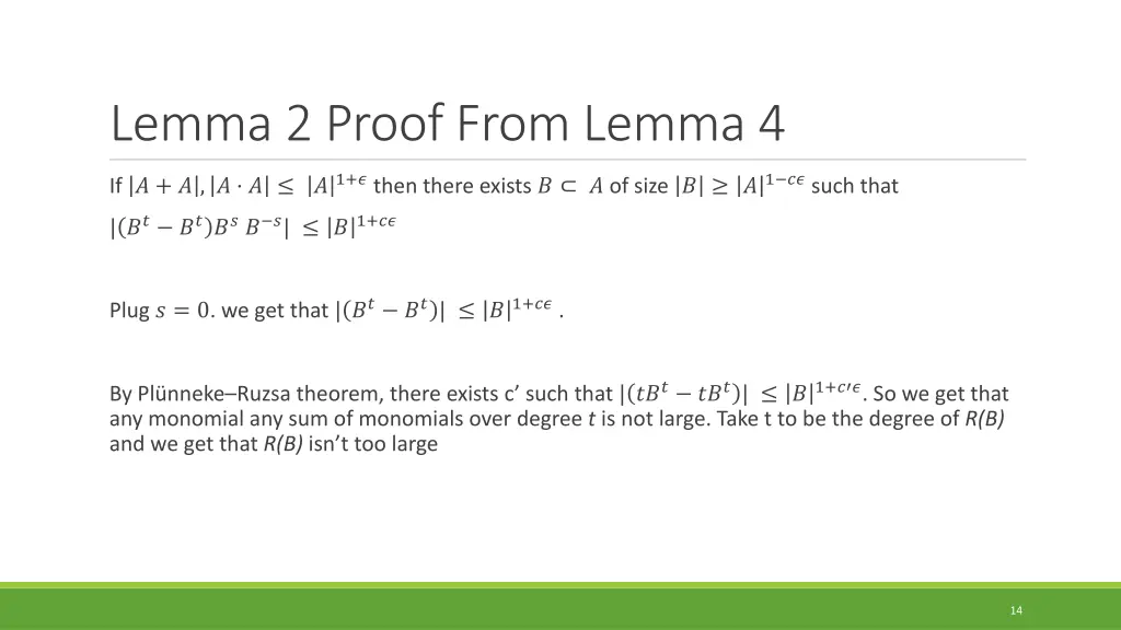 lemma 2 proof from lemma 4 1
