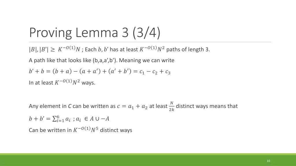proving lemma 3 3 4