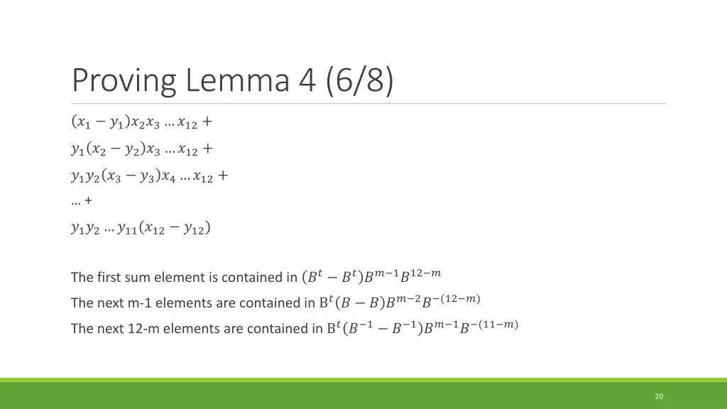 proving lemma 4 6 8